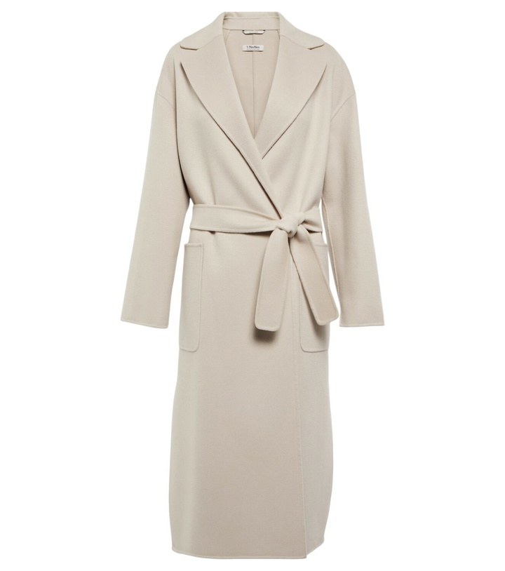 Photo: 'S Max Mara Nina belted virgin wool coat