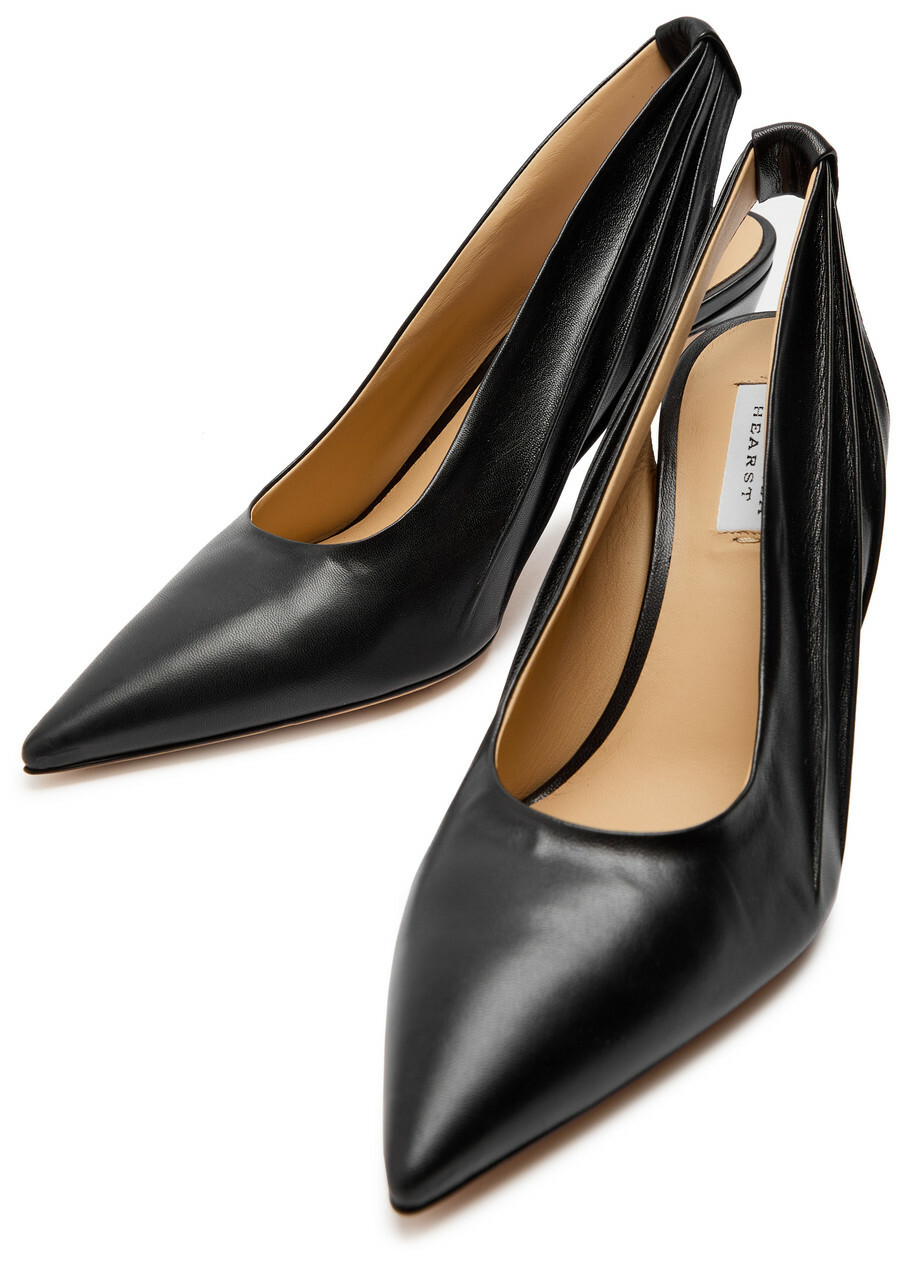 Gabriela Hearst Amari 90 Leather Slingback Pumps