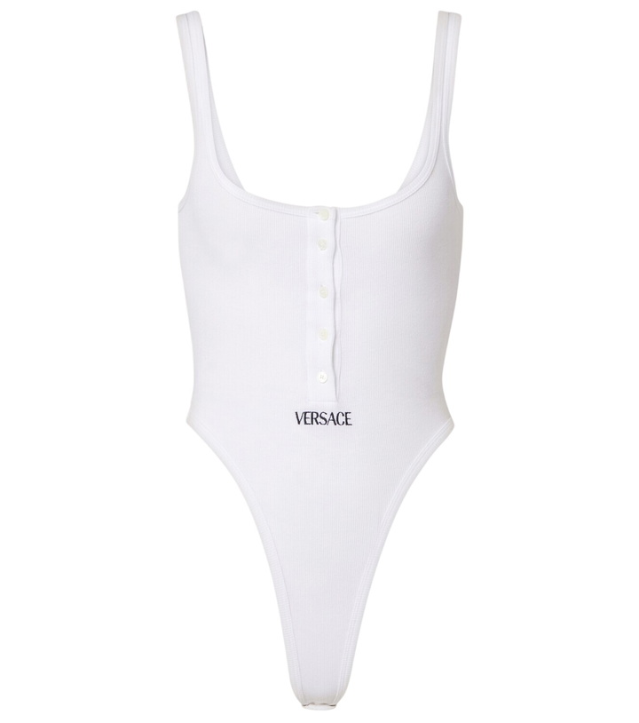 Photo: Versace Cotton-blend bodysuit