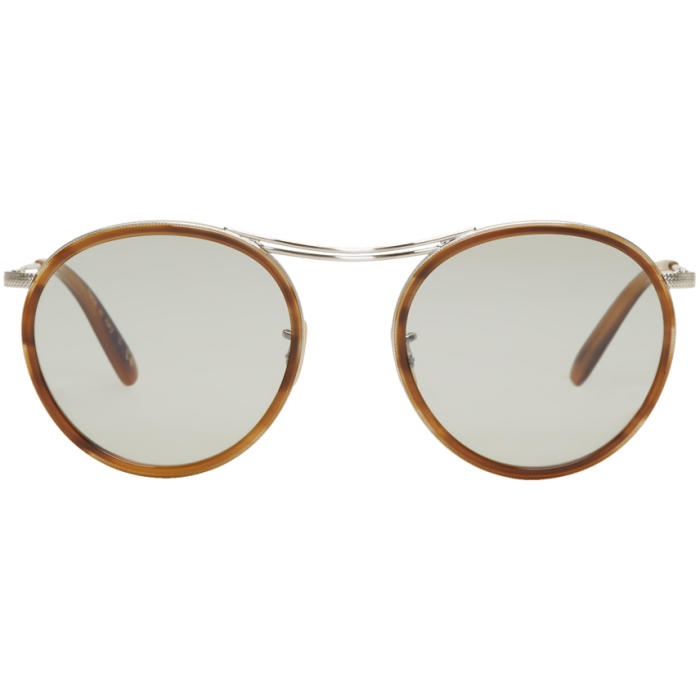 Photo: Oliver Peoples Silver and Tortoiseshell MP-3 30th Sunglasses