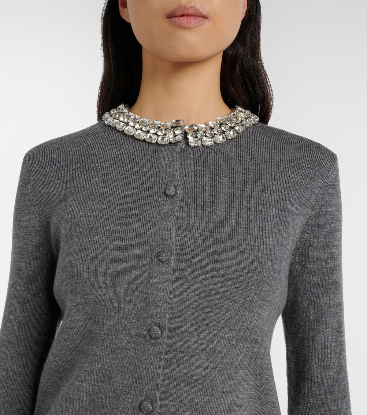Veronica Beard Daro embellished wool cardigan