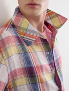 God's True Cashmere - Daybreak Checked Linen Shirt - Multi