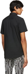 Moschino Black Symbols Logo Short Sleeve Shirt