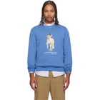 Polo Ralph Lauren Blue Polo Bear Fleece Sweatshirt
