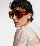 Etro Paisley oversized sunglasses