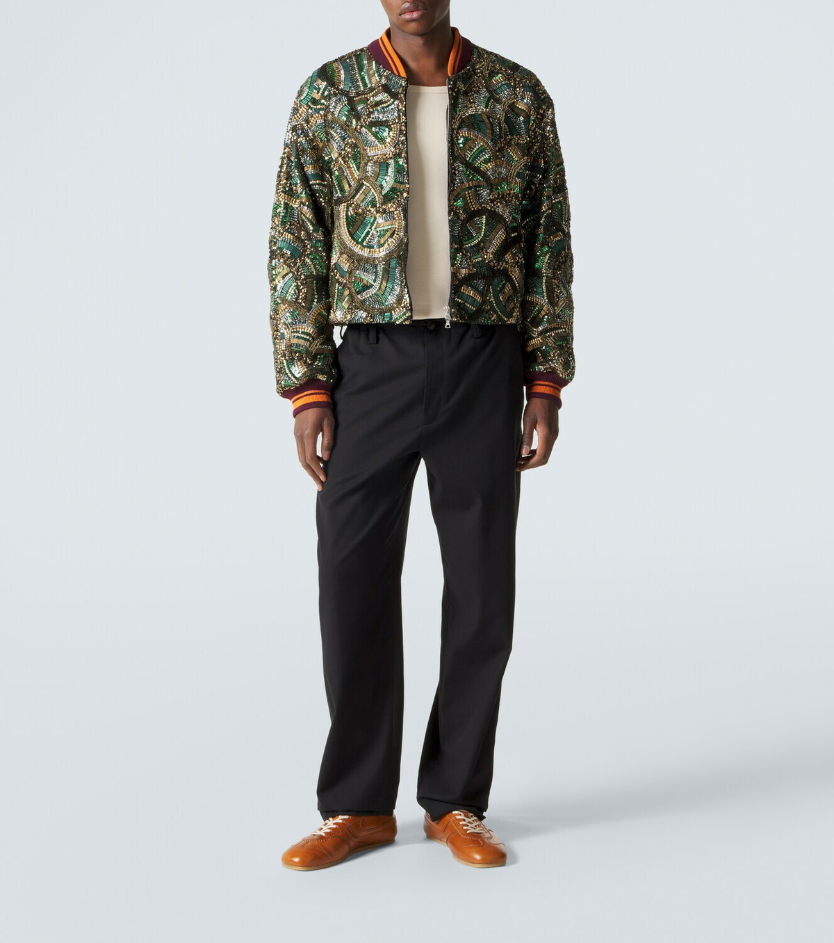 Dries Van Noten Embellished bomber jacket
