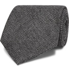 Anderson & Sheppard - 9cm Puppytooth Wool Tie - Gray