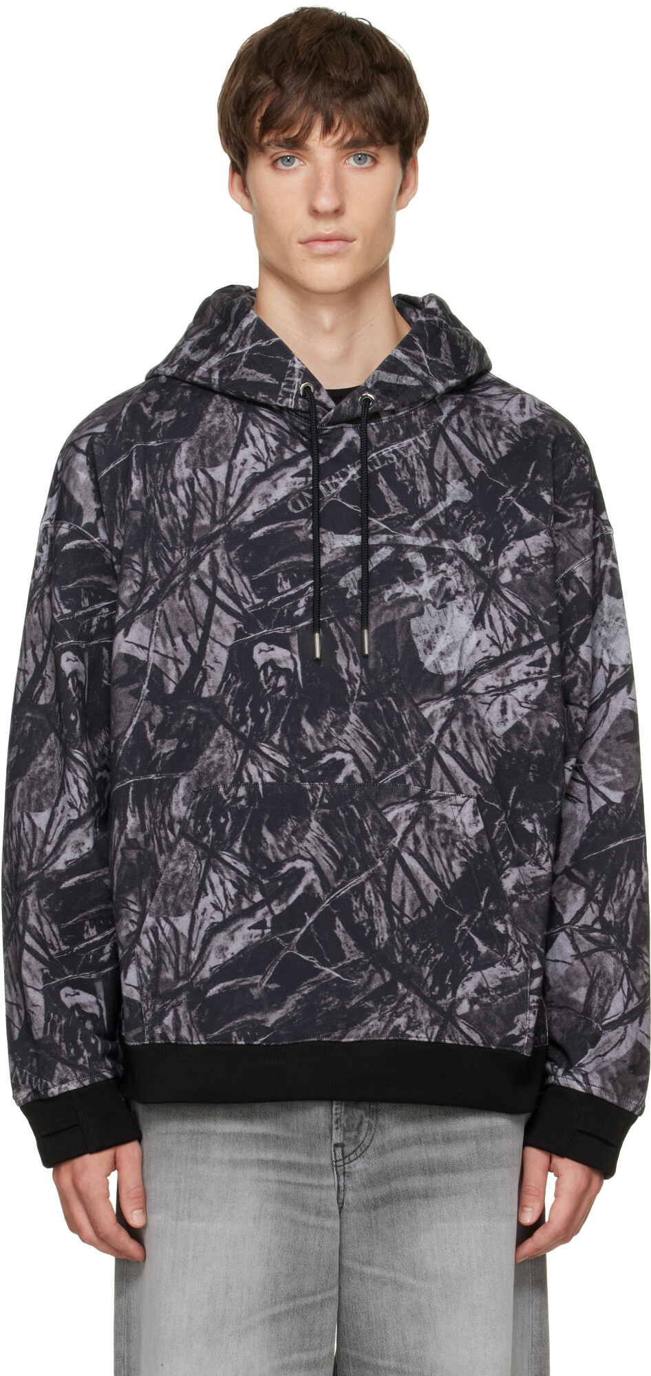 MASTERMIND WORLD Gray OG Forest Camo Hoodie