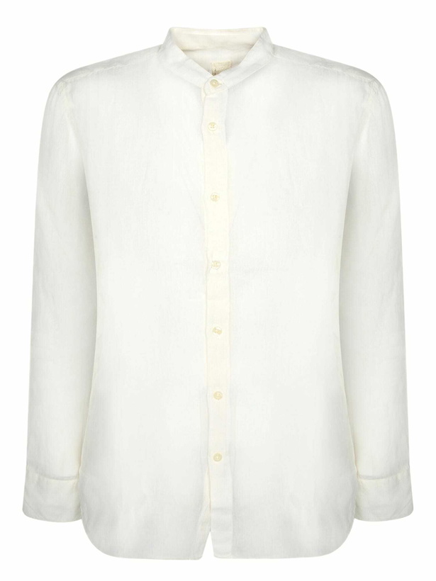 Photo: 120% Lino Slim Fit latte Linen Shirt