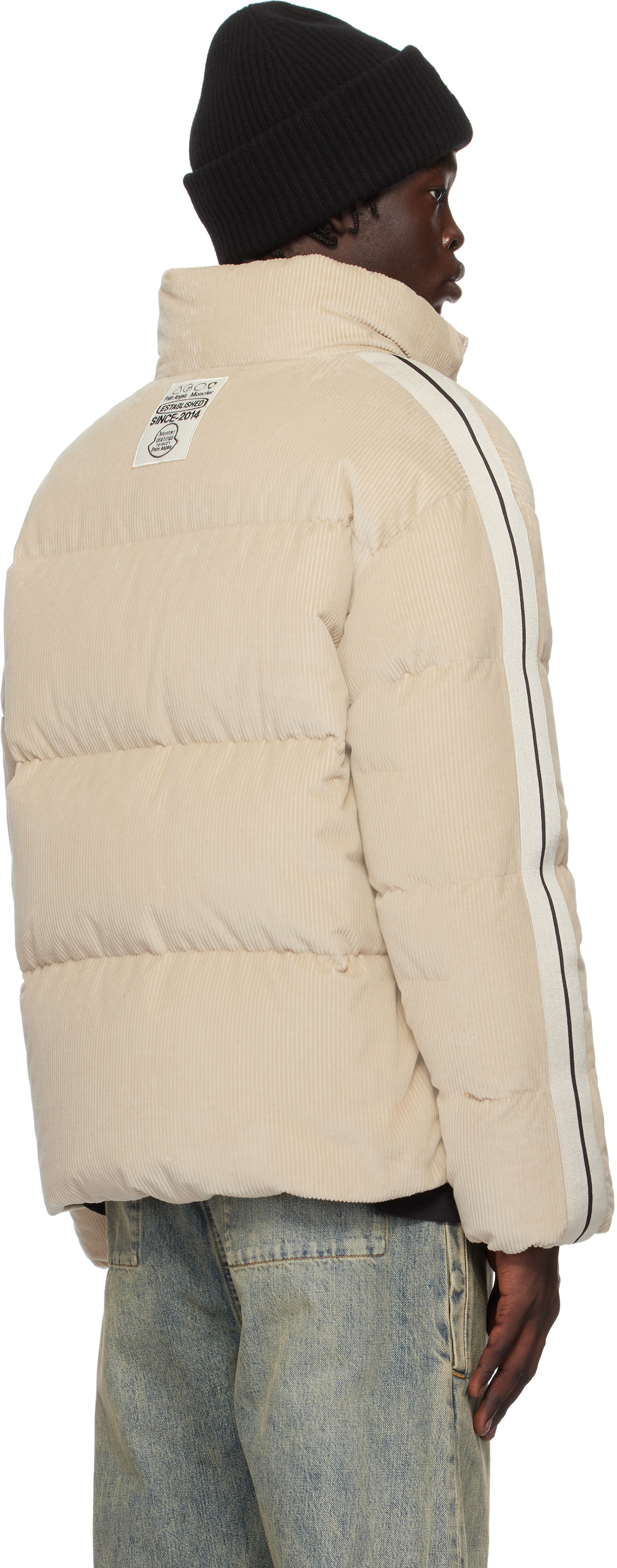 Moncler Genius Moncler x Palm Angels Beige Abrolhos Down Jacket