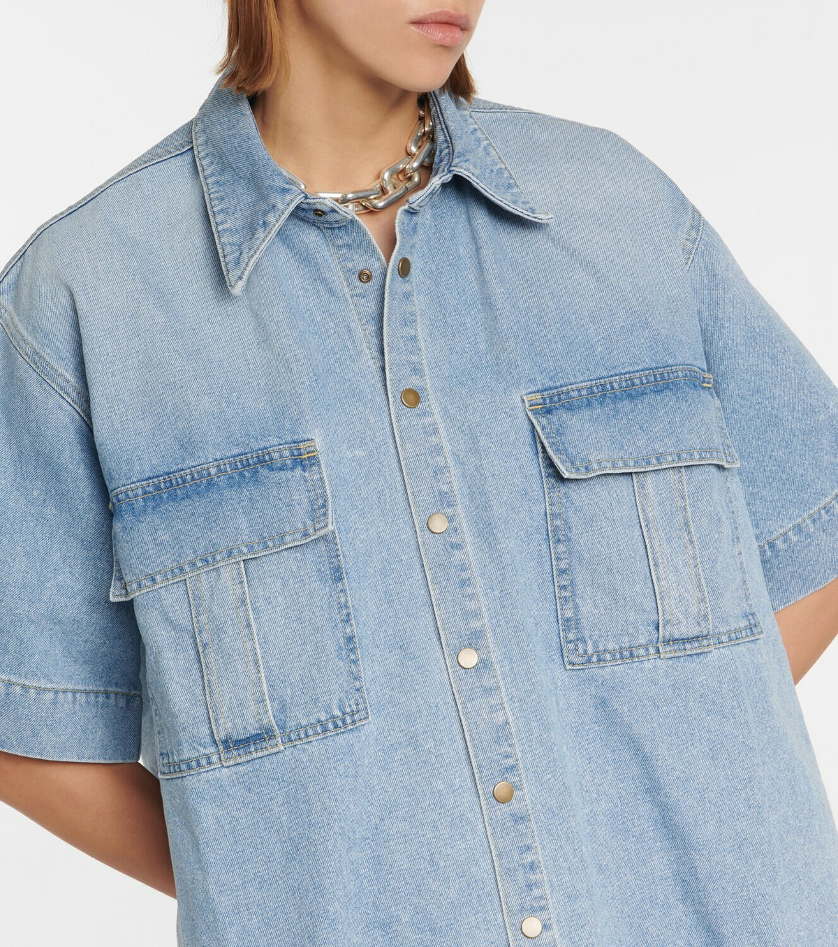Petar Petrov Elvin oversized denim shirt