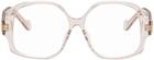 LOEWE Pink Square Glasses