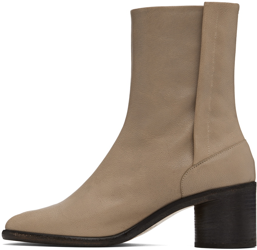 Maison Margiela Taupe Tabi Boots Maison Margiela