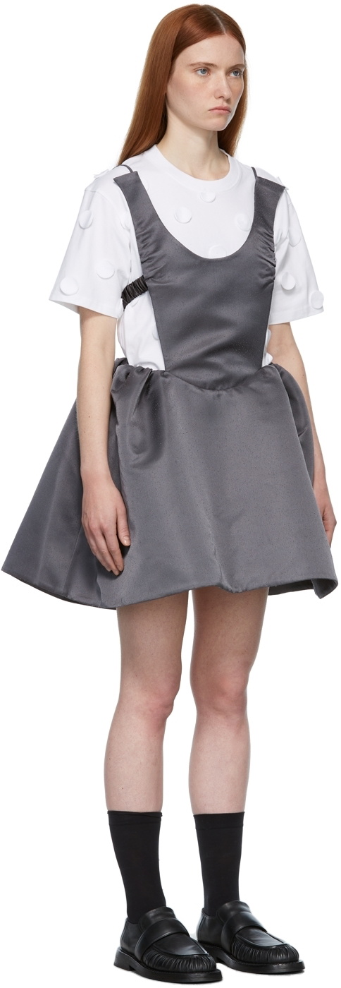 shushu tong grey dress Shushu/tong Side Bow A-line Mini Dress main image 0