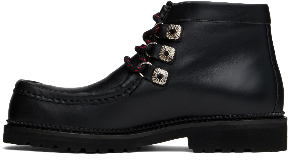 Toga Virilis Black Square Toe Boots