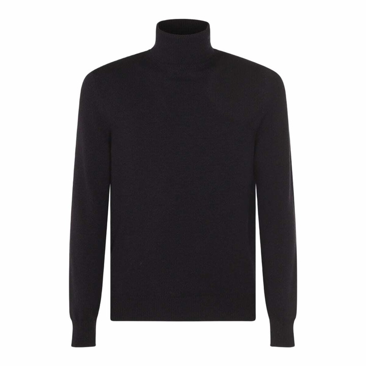 Photo: Malo Blue Wool Knitwear