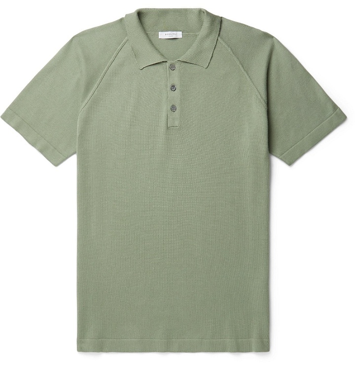 Photo: Boglioli - Slim-Fit Cotton Polo Shirt - Green