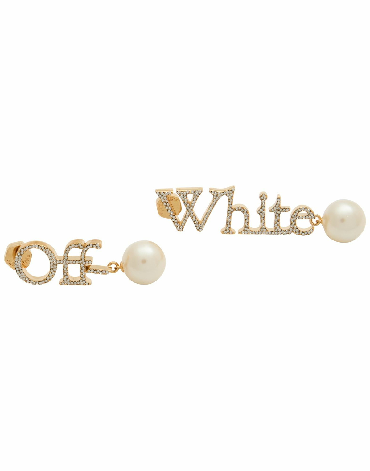 Off-white Womens Earrings in Gold