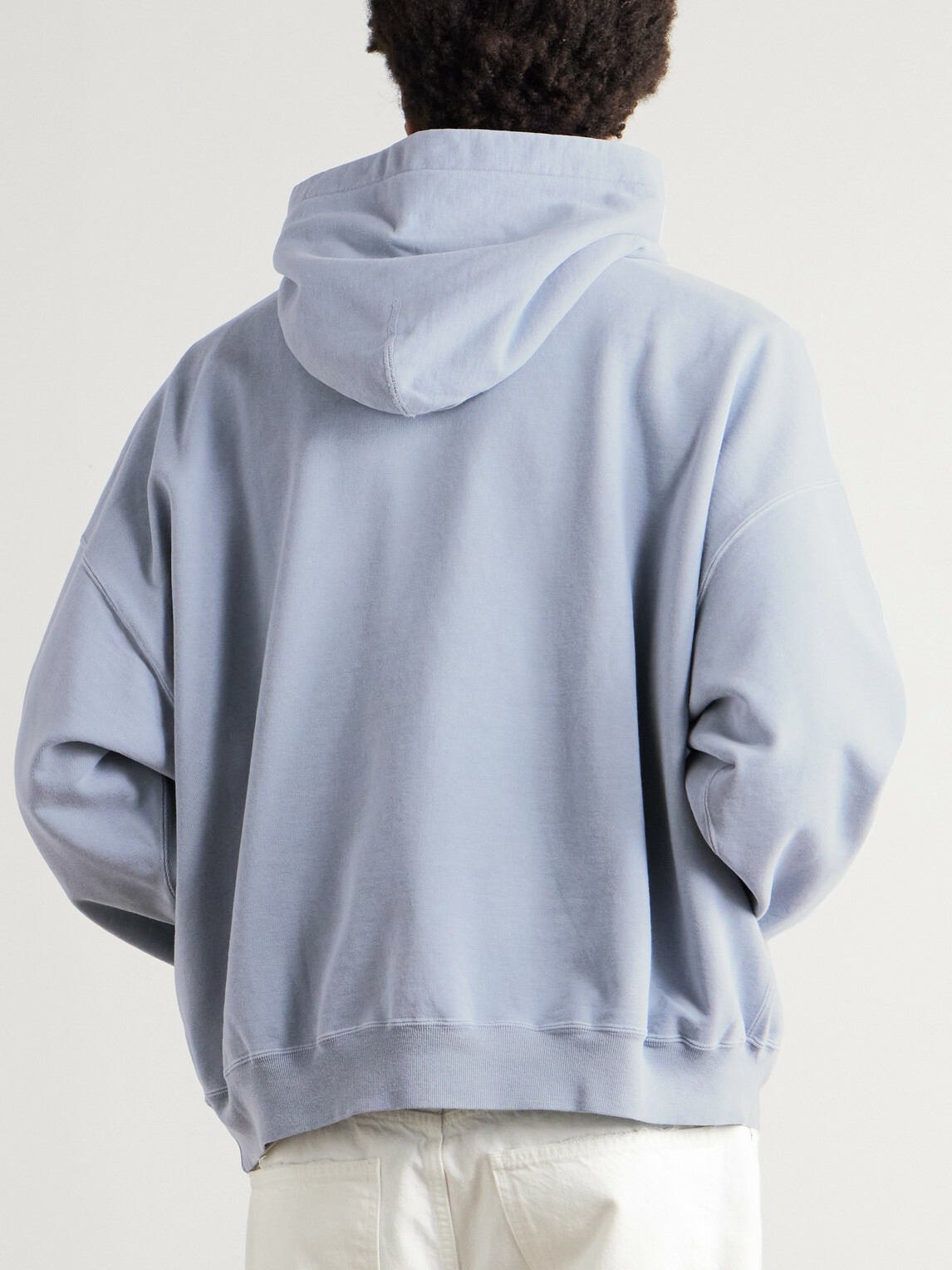 Remi Relief - Cotton-Jersey Hoodie - Blue Remi Relief