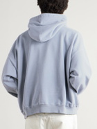 Remi Relief - Cotton-Jersey Hoodie - Blue