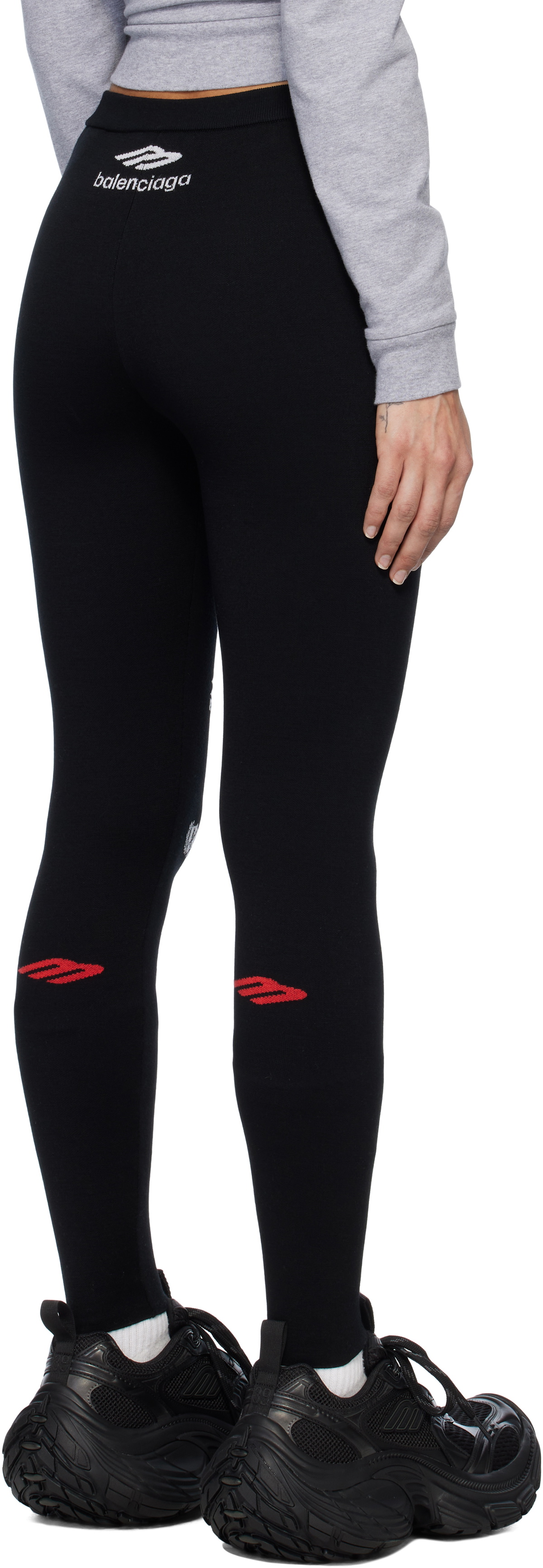 Balenciaga Black Ski Leggings