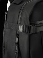 SAINT LAURENT - Leather-Trimmed Shell Backpack