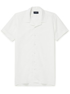 THOM SWEENEY - Camp-Collar Linen Shirt - White