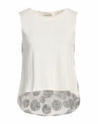 Alessia Santi Womens Top Cream