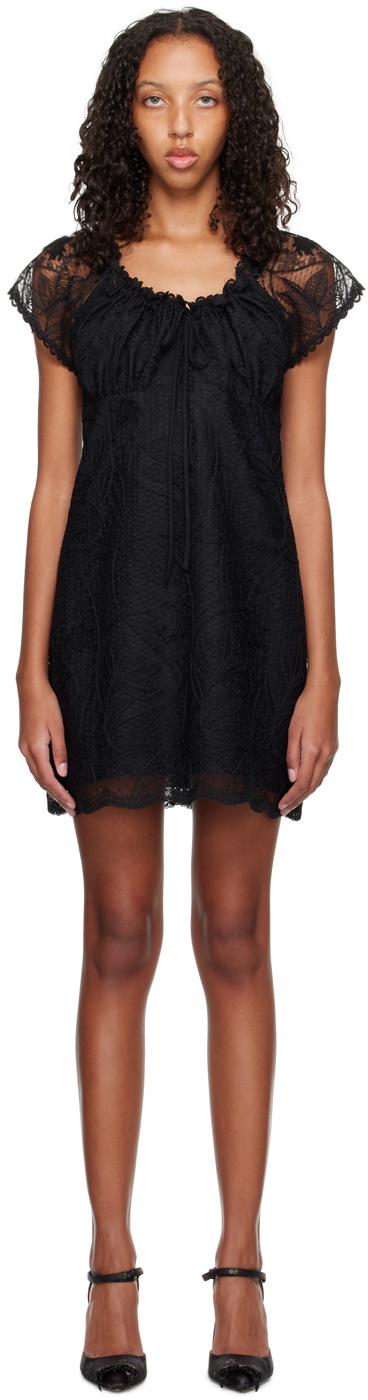 knee length dresses for ladies Anna Sui Lace Mini Dress