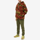 Stone Island Men's Heritage Camo Fleece Hoody in Military Green