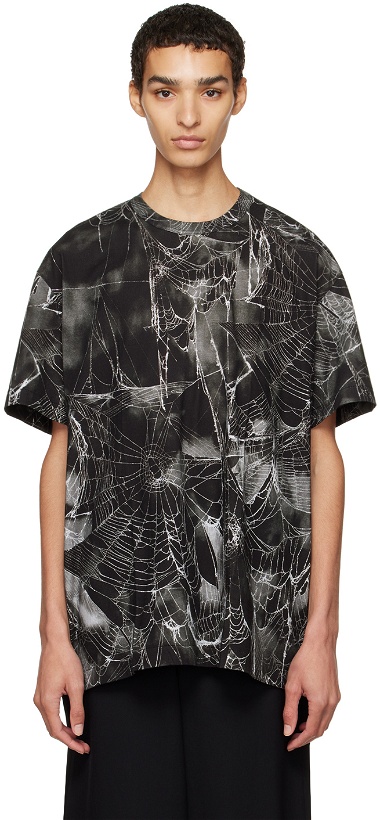 Photo: Comme des Garçons Homme Plus Black Web T-Shirt