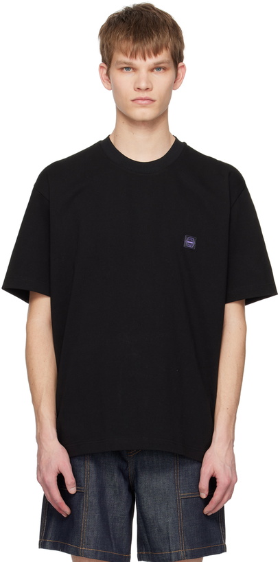 Photo: Solid Homme Black Embroidered T-Shirt