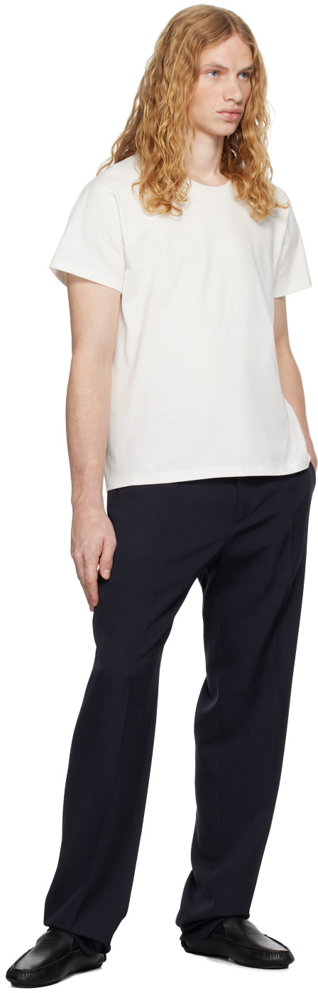 【関税込み】The Row オフホワイト Blaine Tシャツ The Row Off-White Blaine T-shirt The Row