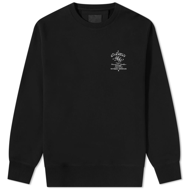 Photo: Givenchy Crest Logo Crew Sweat