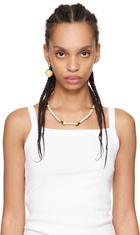 Pura Utz White Pearl Multi Lemon Necklace