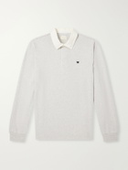Aimé Leon Dore - Logo-Embroidered Cotton-Jersey Polo Shirt - White