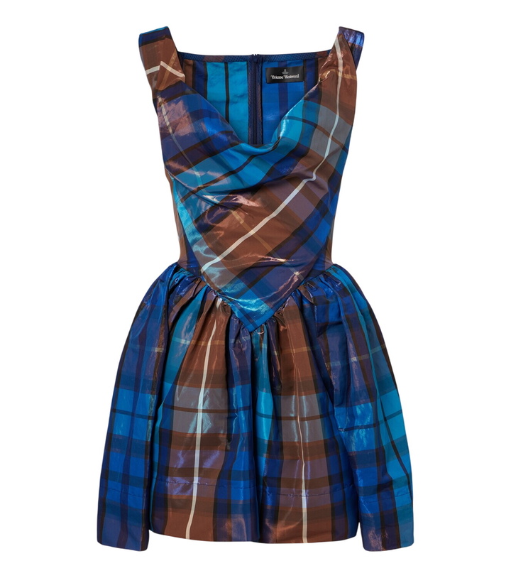 Photo: Vivienne Westwood Sunday checked twill minidress