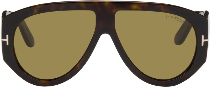 Photo: TOM FORD Brown Bronson Sunglasses