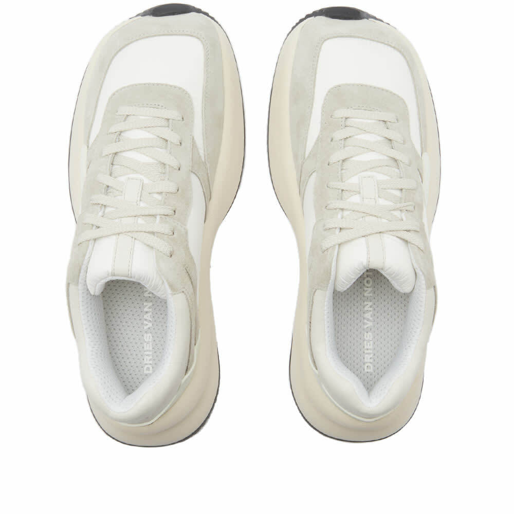 Dries Van Noten Men's Oversized Sneakers in White Dries Van Dries Van Noten Men's Oversized Sneakers in White Dries Van