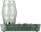 Houseplant Green Oil Lamp & Ashtray Set