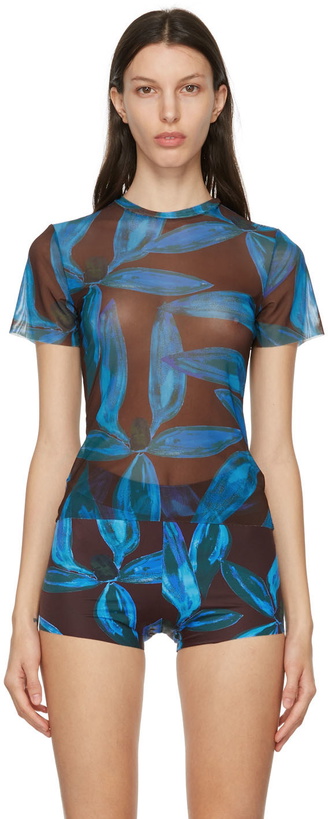 Photo: Louisa Ballou Brown & Blue Beach Tee