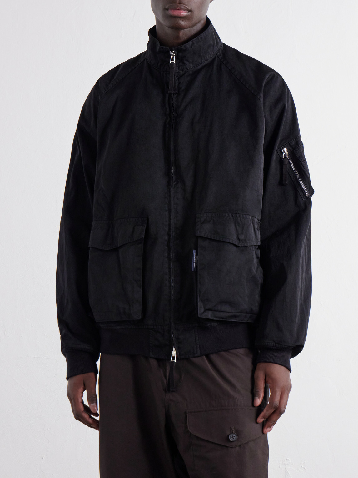 COMME DES GARÇONS HOMME - Twill Bomber Jacket - Black