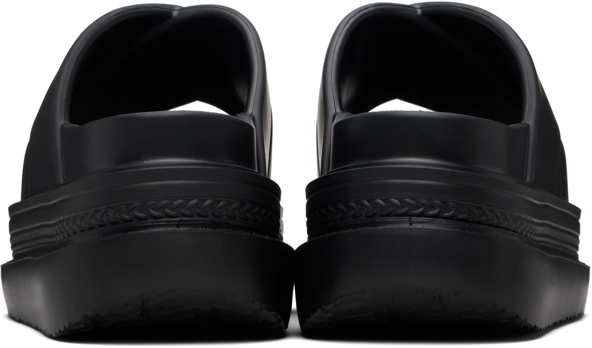 sacai Black Foam Multiple Sole Sandals