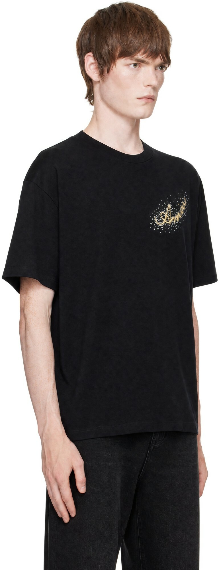 AMIRI Black 'AMIRI Eagle' Oversized T-shirt