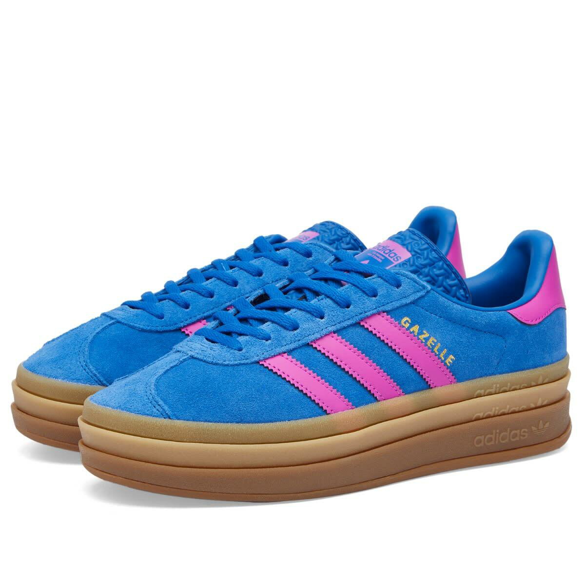 Adidas Women's Gazelle Bold W in Purple Burst/Blue adidas