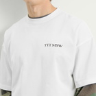 TTT MSW Men's Unicorn Logo T-Shirt in White