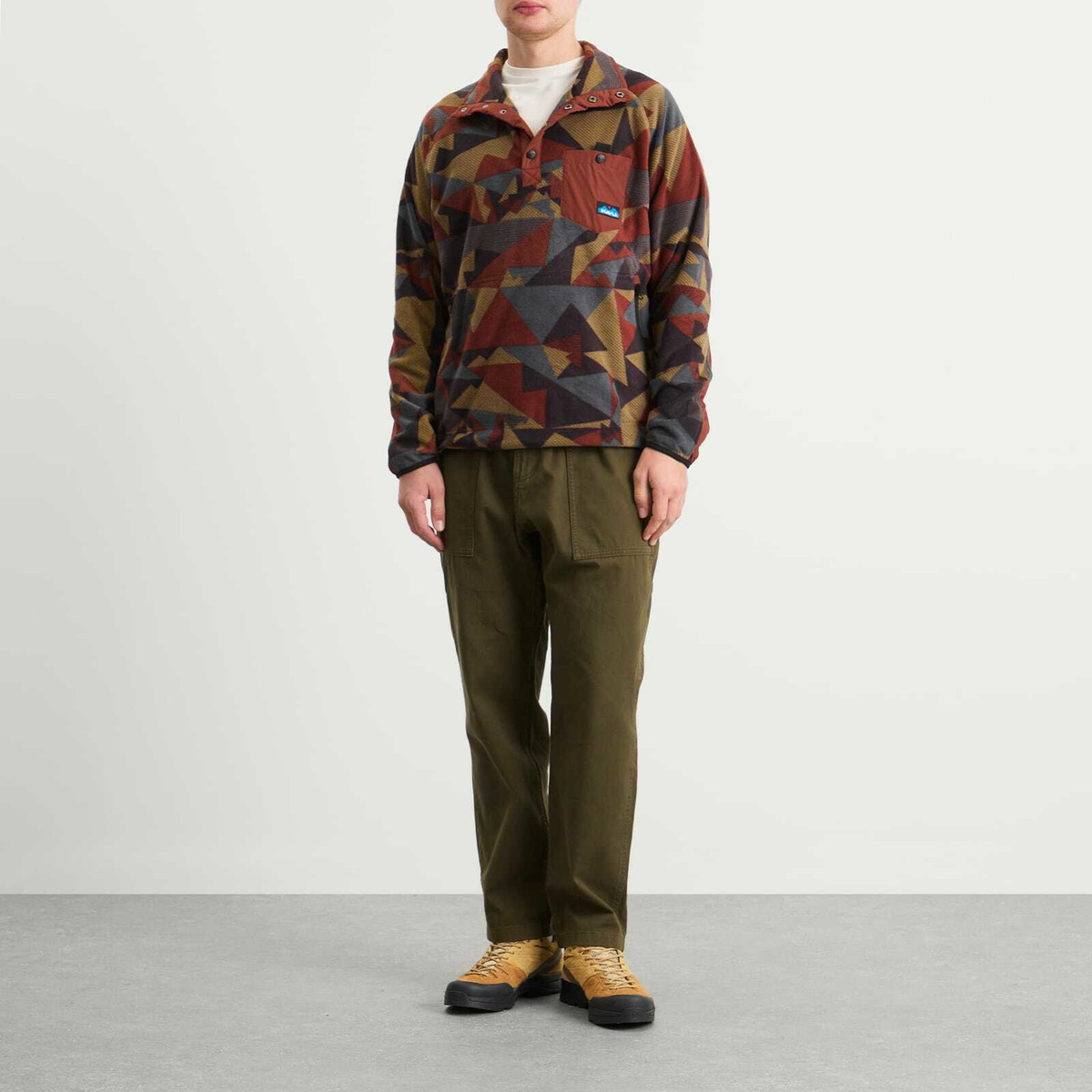 KAVU Men's Teannaway Pullover Fleece in Kavu Angle