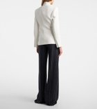 Max Mara Pinstripe pleated wide-leg pants