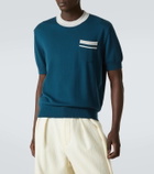 King & Tuckfield Knitted wool T-shirt