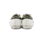 Golden Goose SSENSE Exclusive White and Green Super SSTAR Sneakers